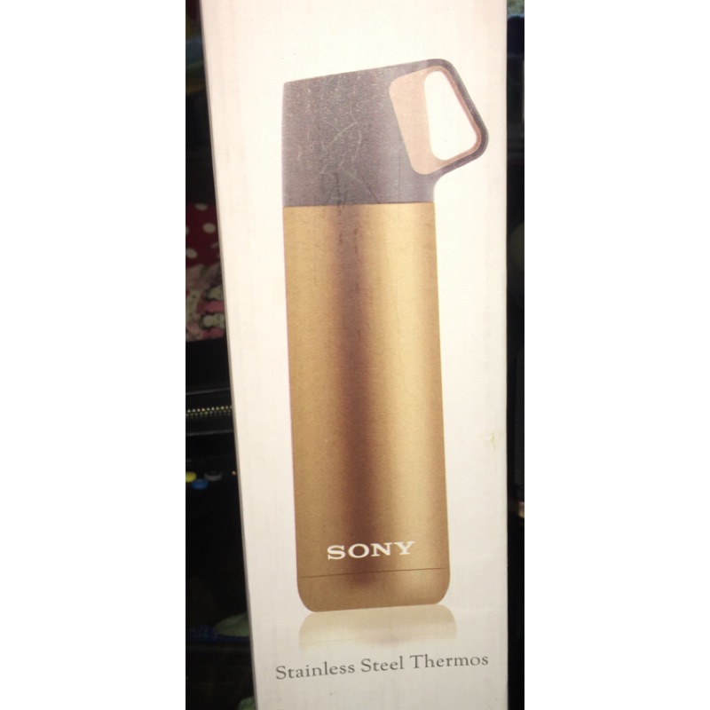 稀有 Sony 香檳金 時尚 保溫瓶
