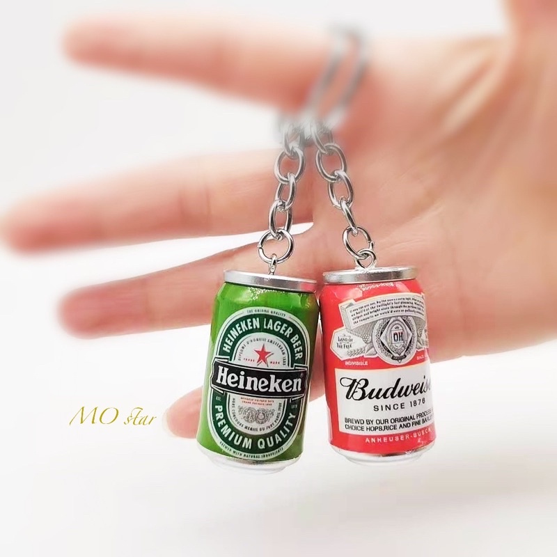台灣現貨 啤酒造型鑰匙圈 海尼根造型鑰匙圈 翻玩海尼根鑰匙圈 婚禮小物 K18