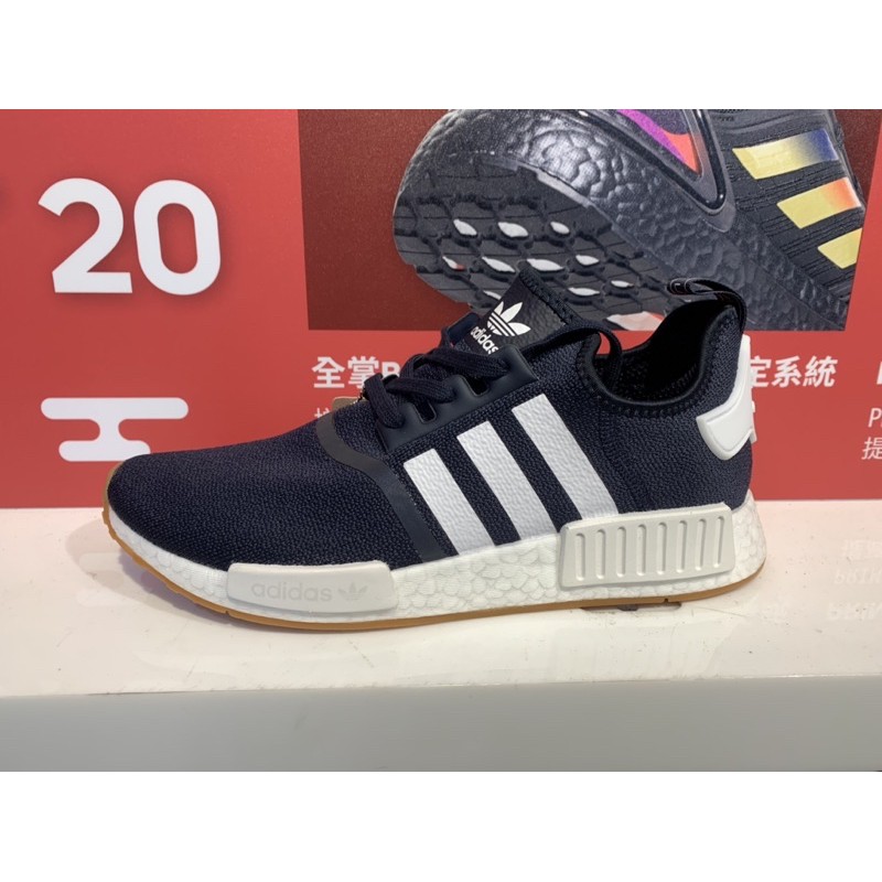  ADIDAS NMD R1 深藍 海軍藍 藍白 白色 男鞋 復古 BOOST G55574