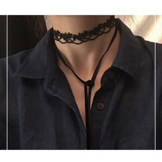 現貨在臺 精美細線藤蔓花簾水溶玫瑰刺繡蕾絲項鍊 lolita華麗歐式choker絲絨頸帶脖子飾品手作日韓繫帶項圈綁帶項鏈