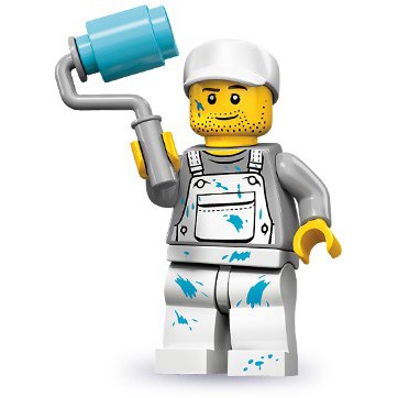 ||一直玩|| LEGO 10代人偶 71001 #15 油漆工 Decorator