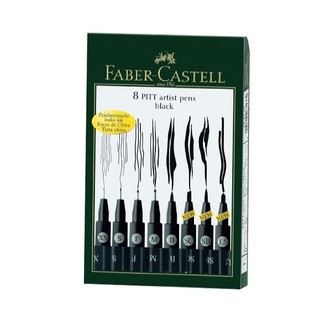 FABER-CASTELL/PITT藝術筆漫畫專用8入*167137