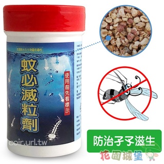 現貨 登革熱剋星 安全無毒 防治蚊子 蚊必滅粒劑 ( 防治 孑孓 專用) 100公克 Bti 蘇力菌 【花園城堡】