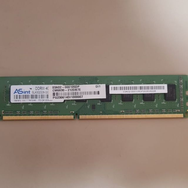 Asint 昱聯科技 DDR3-1600 4G 記憶體(桌機用)