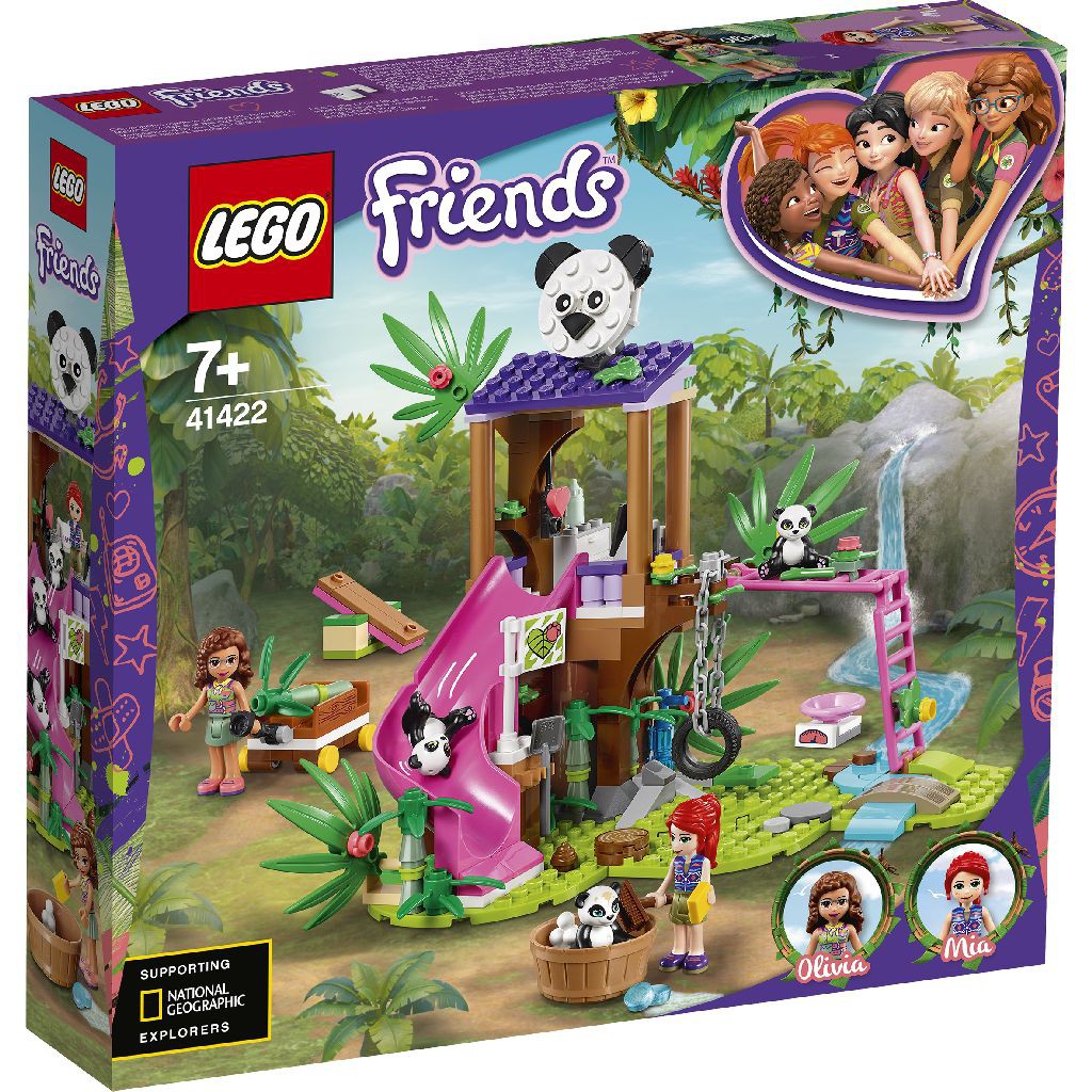 ＊出清＊【積木樂園】樂高 LEGO 41422 Friends系列 熊貓叢林樹屋