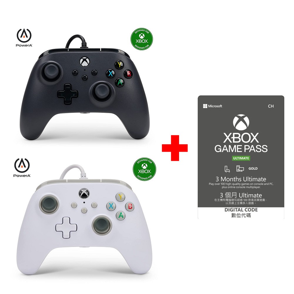 【現貨】 Xbox Series X / One 手把 有線 控制器 黑色 白色 加 XGP3個月