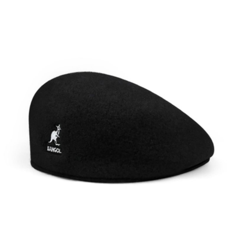 KANGOL 黑色 羊毛 貝雷帽 貝蕾帽