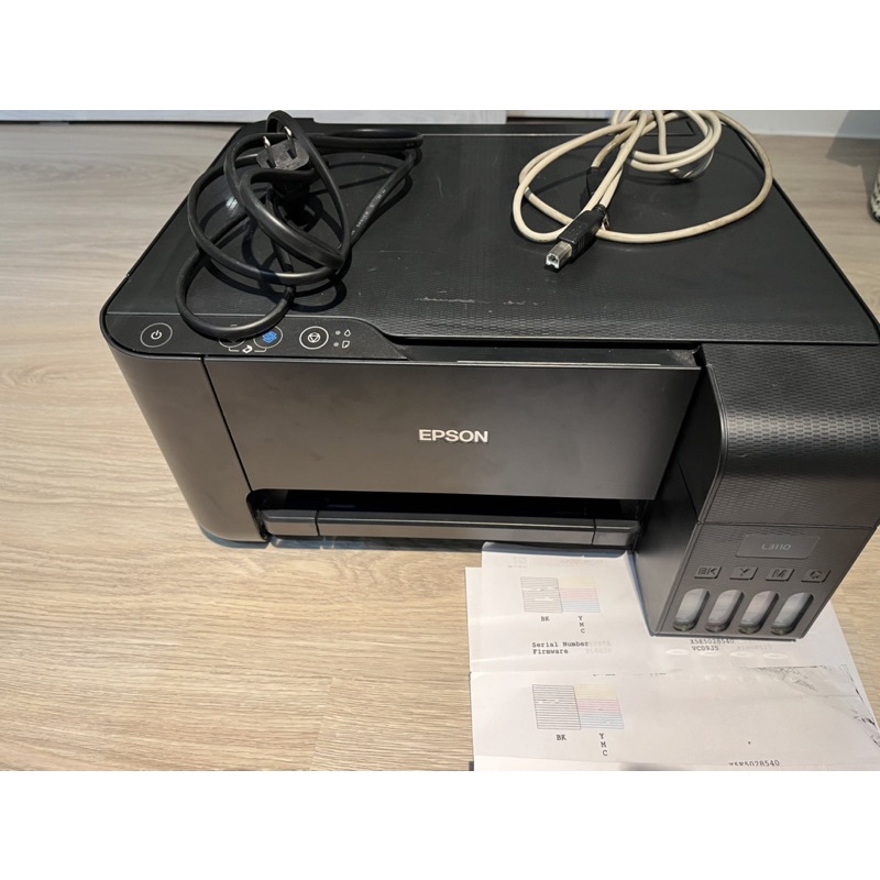 EPSON二手 L3110 噴頭壞掉 愛普生 更換噴頭即可使用 功能正常 附墨水匣