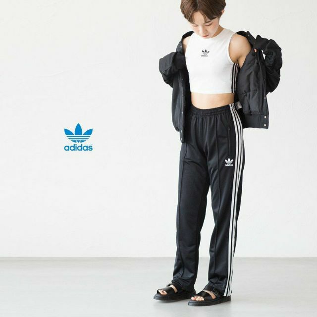 ADIDAS ORIGINALS PANTS 黑  寬褲  ED7508 長褲 女款