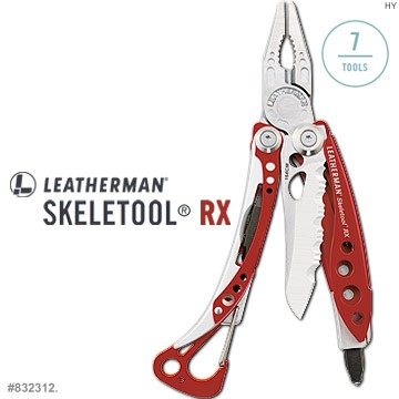 "台南工具好事多"  Leatherman SKELETOOL RX 工具鉗 #832312(尼龍套)