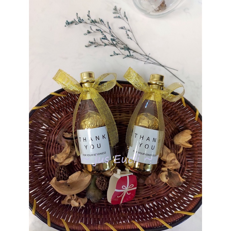 ~ Jus Eucii ~ 金沙酒瓶小禮物 節慶禮品  婚禮小物  小心意  聖誕小禮物  情人節禮物