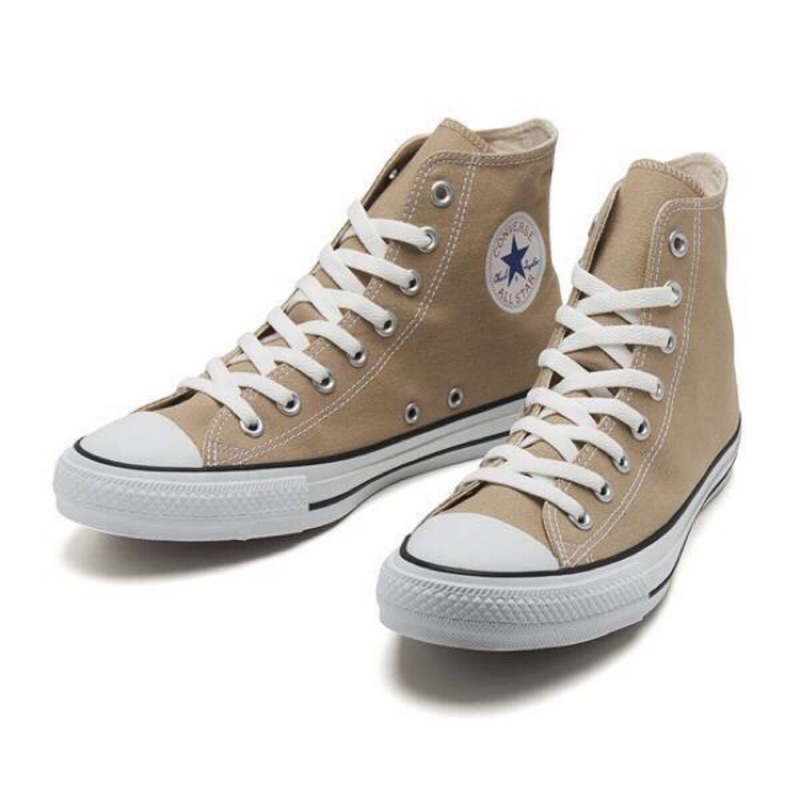 全新轉賣 CONVERSE 日本限定奶茶色 高筒 23