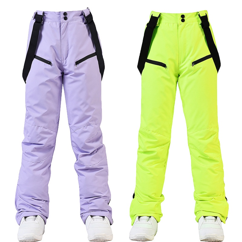 酷峰KUFUN滑雪褲男女揹帶滑雪褲冬季防風防水保暖加厚單板雙板滑雪褲