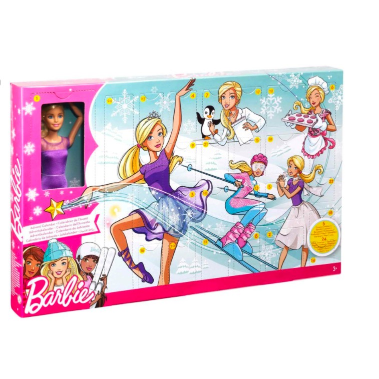 【意志購🇩🇪德國代購】Barbie 芭比 降臨曆聖誕節禮盒 芭比娃娃 倒數日曆 聖誕日曆 聖誕禮盒 降臨曆