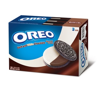OREO奧利奧 黑白巧克力夾心餅乾 370.5g【家樂福】