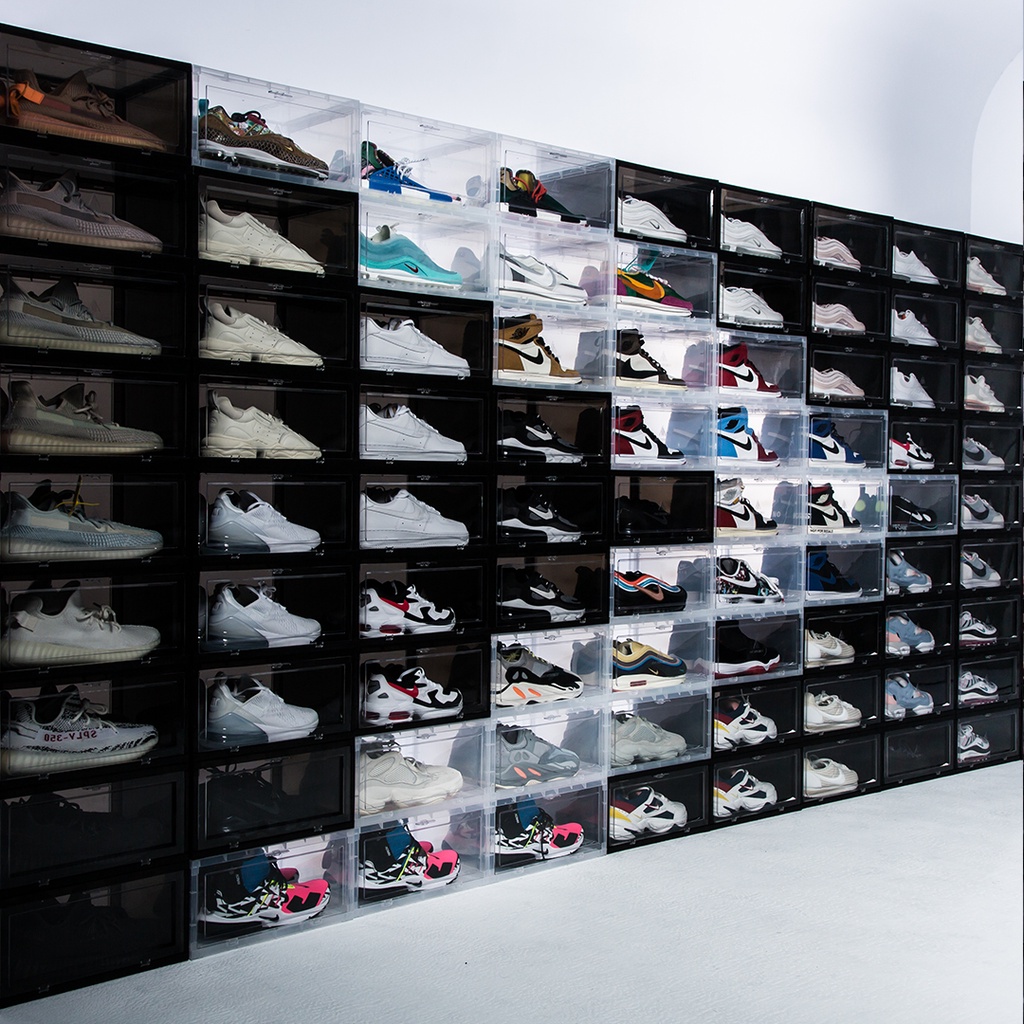 SNEAKER BOX MOB 球鞋收納 展示盒 鞋櫃 磁吸 承重120公斤 收納盒 黑 白 球鞋盒 DOT聚點