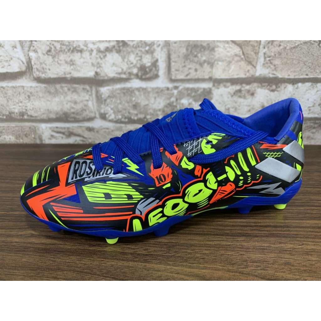 (過動兒) ADIDAS NEMEZIZ MESSI 19.3 FG J 兒童足球釘鞋(EH0599)#A639