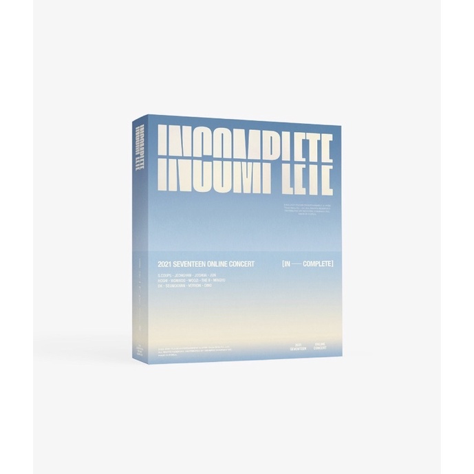 在庫台数限定 seventeen incomplete 日本語字幕 dvd ミュージック