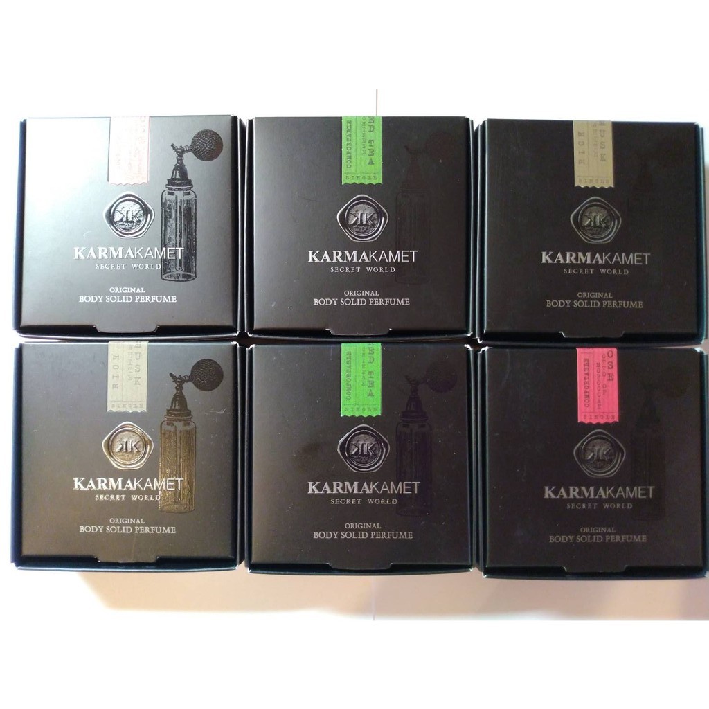 [限量特惠] KARMAKAMET 頂級黑盒香膏 新版大容量 全系列香味 15g