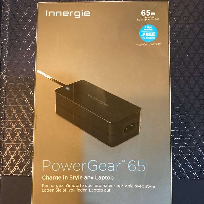 Innergie PowerGear 65w 65瓦萬用筆電電源充電器 (黑)