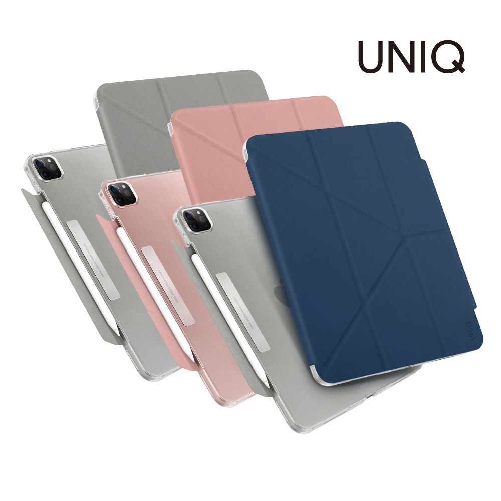 【聊聊領取優惠卷】UNIQ Camden 抗菌磁吸設計帶支架多功能極簡透明保護套 iPad Pro 11吋 (2021)