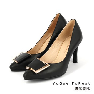 【VoGue FoRest】跟鞋 / MIT全真皮手工鞋 270PH121099 - 黑色 / 原價 3080元