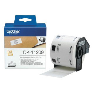 Brother DK-11209 定型標籤帶 (29x62mm 白底黑字) 耐久型紙質 現貨 廠商直送