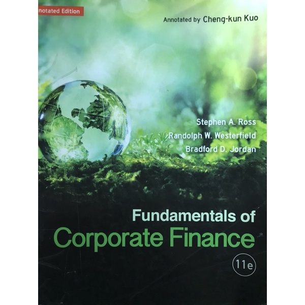 降價❗️Fundamentals of corporate finance-11e財務管理