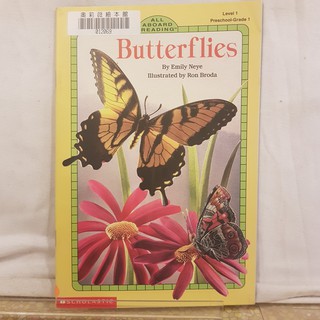 二手書📗英文繪本Butterflies//Emily Neye//動物