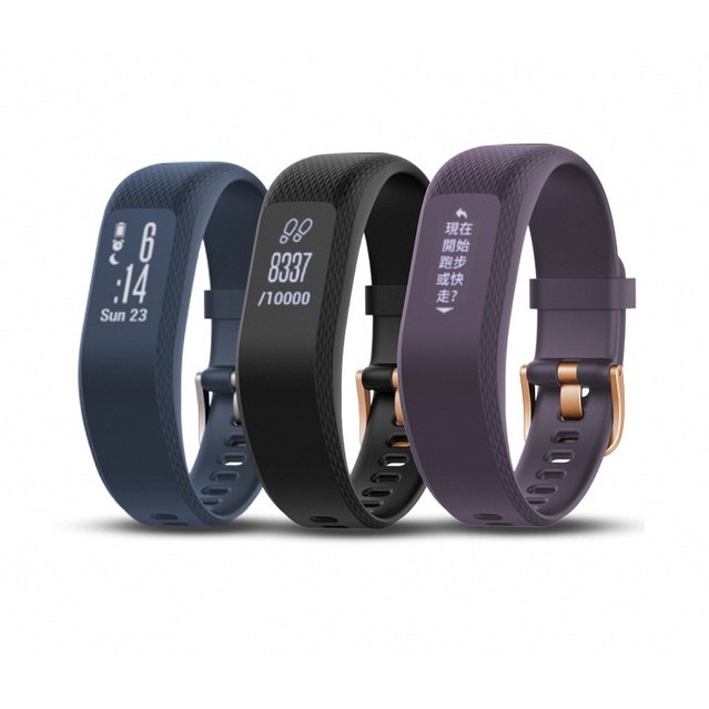 !!免運中!! GARMIN  Vivosmart3 智慧健身心率手環 (黑/藍)【公司貨一年保固】現貨