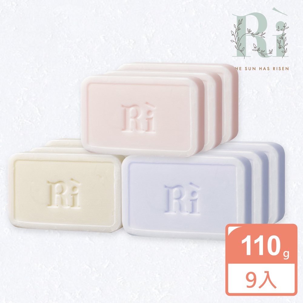 Ri 乳木果油玻尿酸蘆薈皂 9入特惠組(蓮花 梔子花 小蒼蘭 保濕 玻尿酸 蘆薈皂)