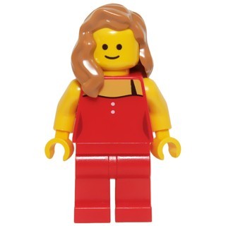 LEGO 樂高 10246 紅衣女子 人偶 ,私家偵探辦公室 偵探事務所 偵探社 城市系列