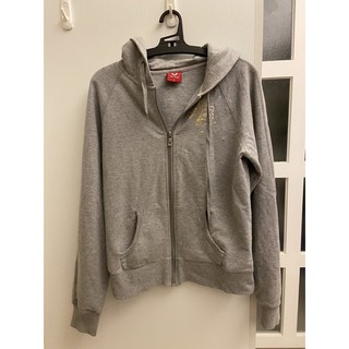[二手］Top Girl灰色棉質帽子外套 SHE自創品牌