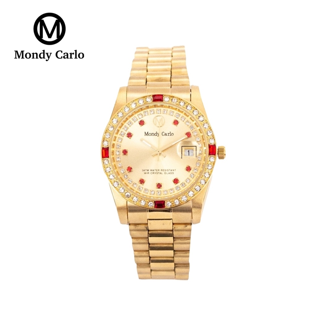 《Mondy Carlo蒙地卡羅》迪爾馬系列 尊爵經理型腕錶(K金色) TimeHall 時間堂 情侶 宴會 業務 勞力