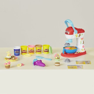 Play-Doh 培樂多 廚房系列 轉轉蛋糕遊戲組 (HE0102) + 四色組經典款 補充罐 隨機 創意DIY黏土