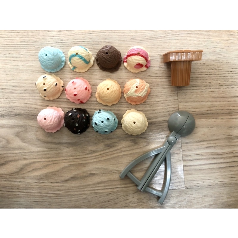 日本EPOCH 冰淇淋塔 冰淇淋疊疊樂 益智桌遊玩具 平衡遊戲 親子遊戲(二手)