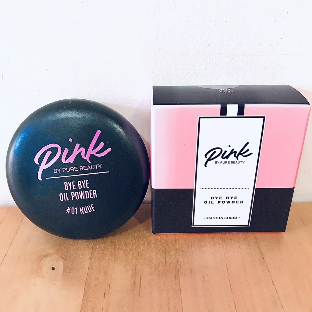 🇰🇷《油光拜拜特霧粉餅》10g➡️ Pink BY PURE BEAUTY