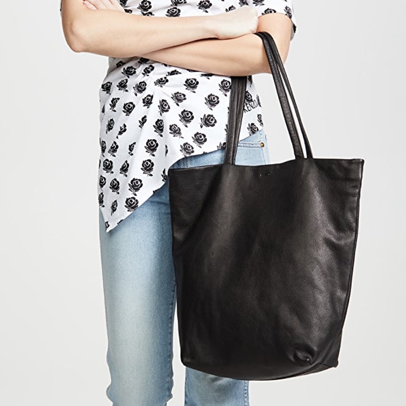 baggu soft leather shoulder bag