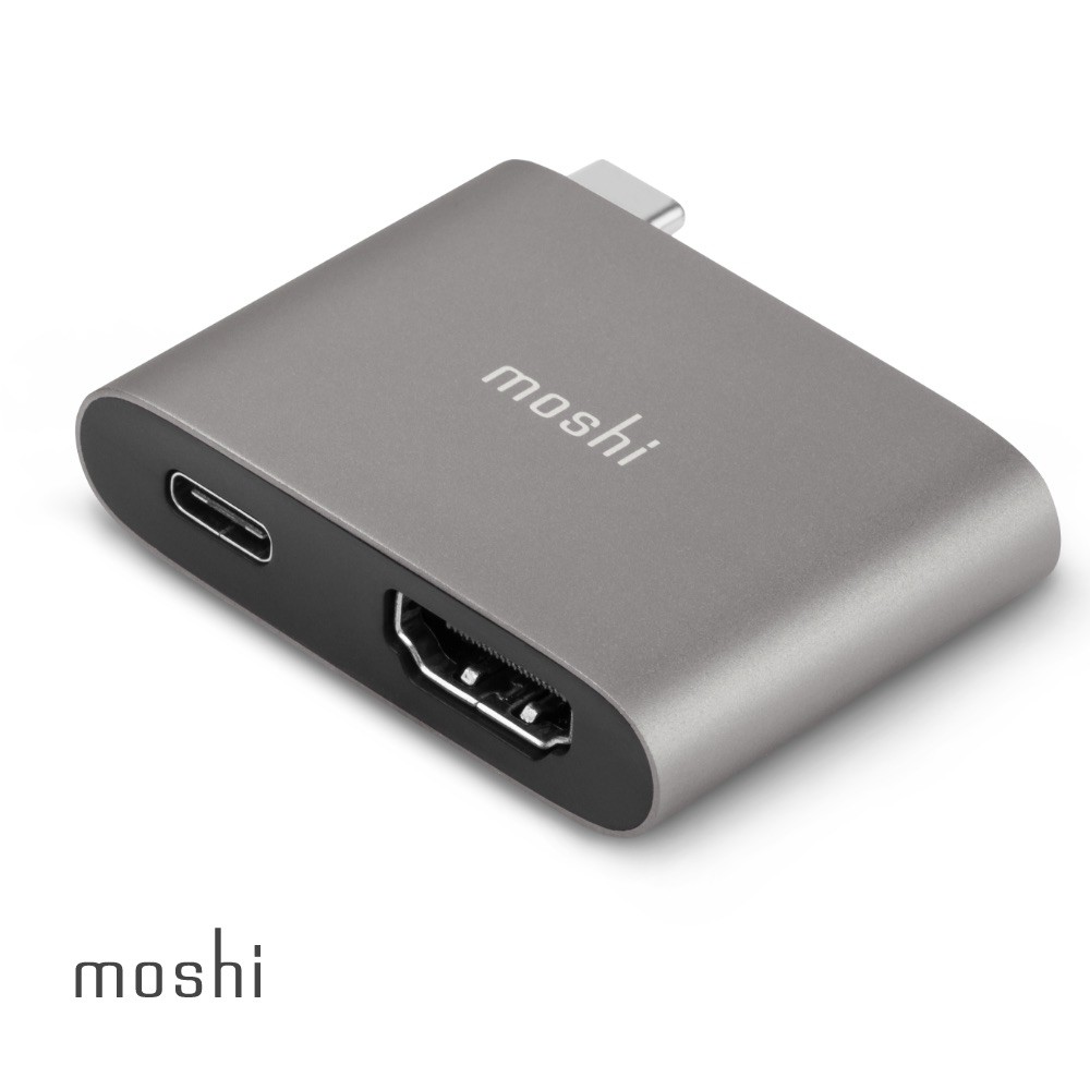 Moshi USB-C to HDMI 雙端口轉接器 (支援 4K HDR / PD 60W)