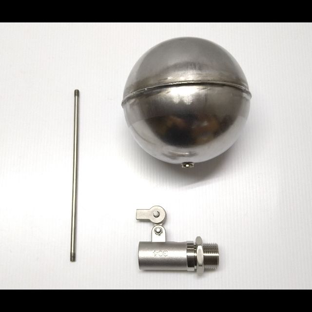 台製 304不鏽鋼水塔浮球進水器一吋不鏽鋼白鐵北型美式水塔水槽浮球進水開關水管止水1 一吋 蝦皮購物