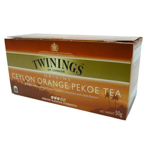 英國唐寧茶TWININGS錫蘭白毫茶2g*25入【愛買】