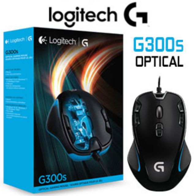 Logitech 玩家級 光學滑鼠 G300s 羅技