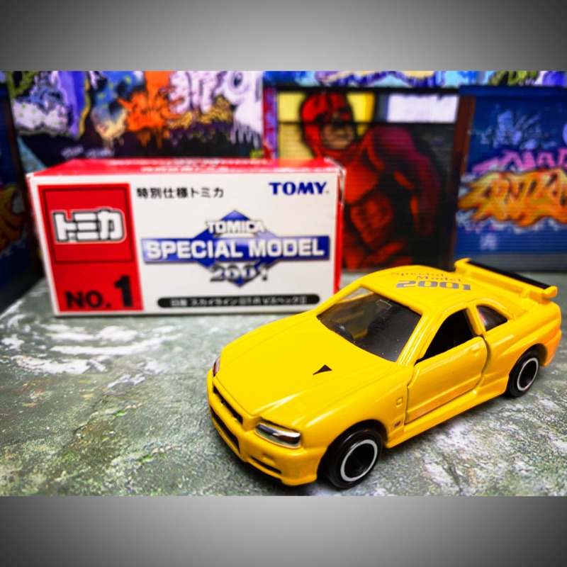 Tomica Special Model 2011 展場 特注 NO.1 GTR R34(黃色）