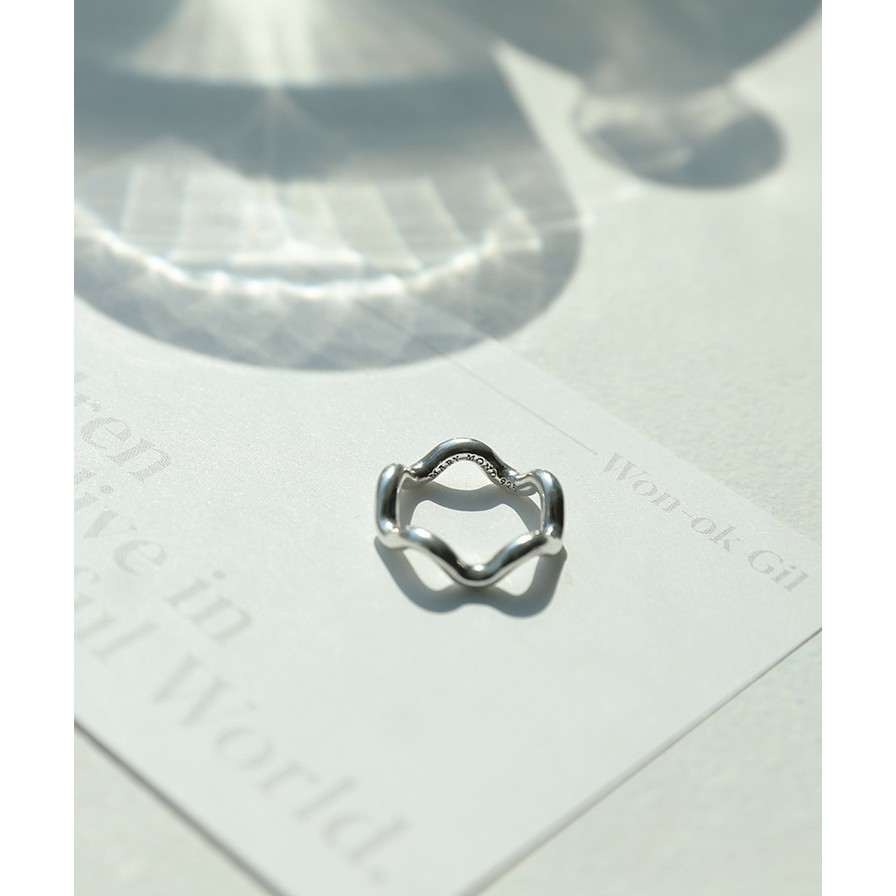 韓國公益品牌marymond 波浪戒指 蝦皮購物