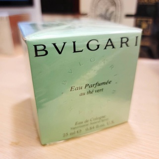 絕版 BVLGARI Eau Parfumee 寶格麗舊款 綠茶 中性古龍水 25ml 全新的