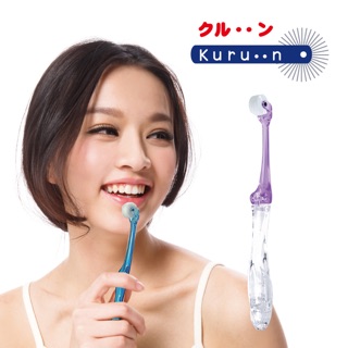日本🇯🇵KURUN 滾輪牙刷-成人摺疊型(三色可選) 三支以上免運