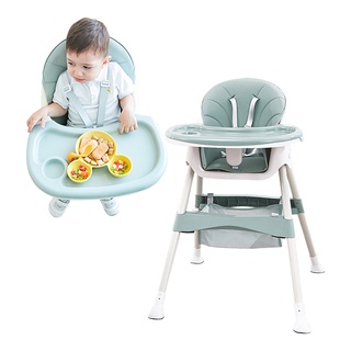 商檢合格 兒童餐椅 餐桌 可調節多功能可折疊便攜式寶寶餐椅 贈加厚椅墊+托盤墊+收納袋 - 321寶貝屋