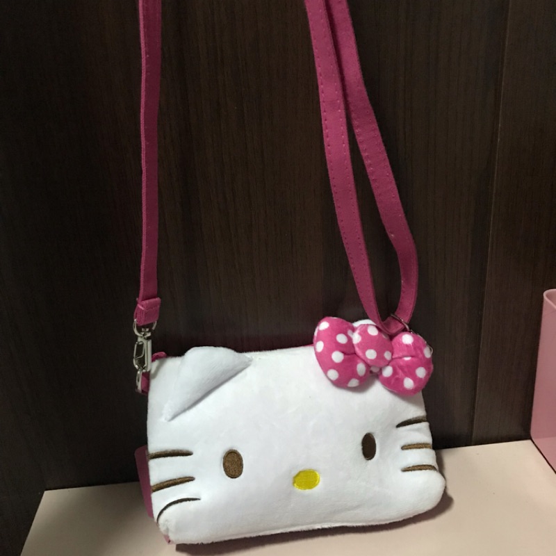 Hello kitty造型絨毛手機觸控包