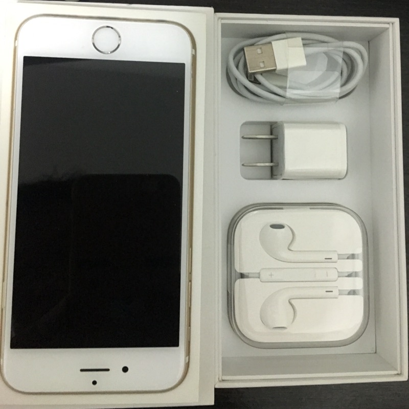 iPhone 6 16G （盒裝 耳機 白豆腐 充電線）