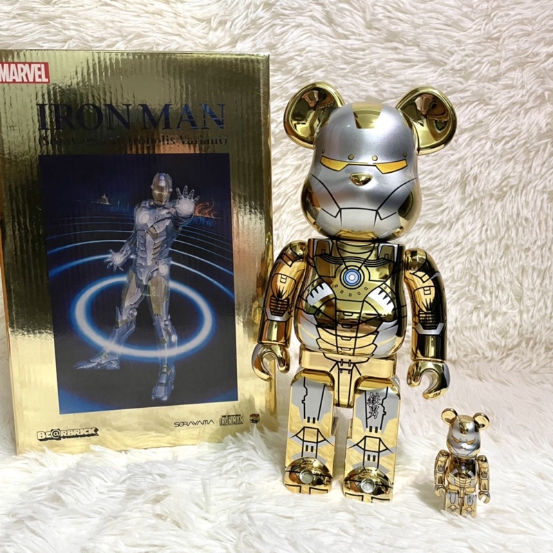 Be@rbrick《全新現貨》空山基鋼鐵人